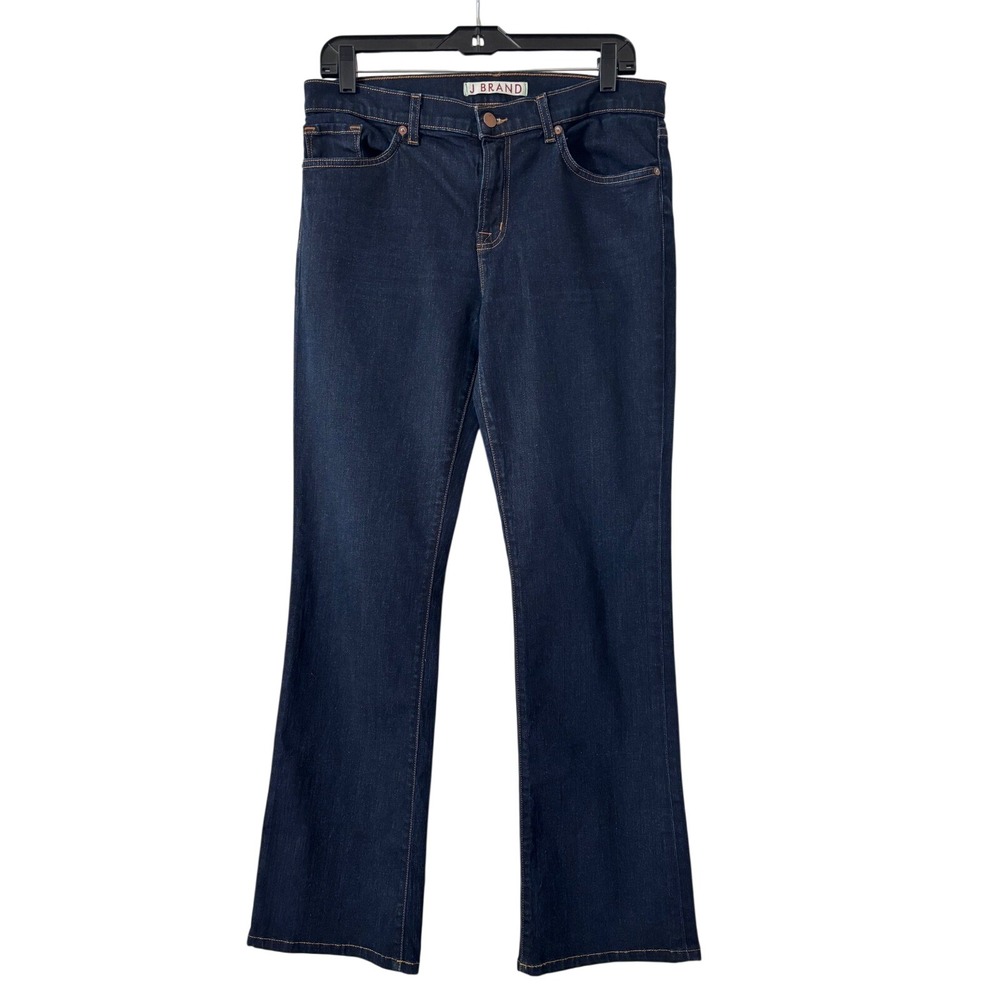 J Brand Slim Boot Starless Dark Wash‎ Jeans 818O216 Indigo Cotton Blend